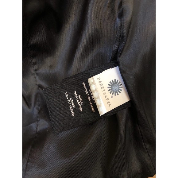 UGG STACEY SUEDE MOTO JACKET -CAMEL TAN  LAMB SUEDE -WOMEN’S SIZE XS -NEW - Picture 9 of 9